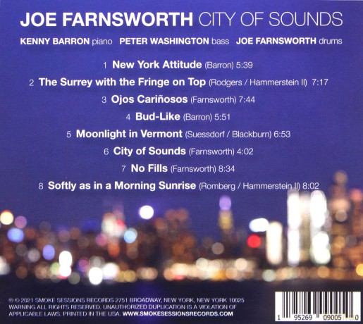 Joe Farnsworth: City Of Sounds [CD]