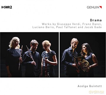 Acelga Quintett: Drama: Works By Luciano Berio. Franz Danzi. Jacob Gade. Paul Taffanel And Giuseppe Verdi [CD]