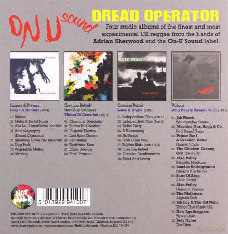 Dread Operator From The On U Sound Archives Produced By Adrian Sherwood [4CD]