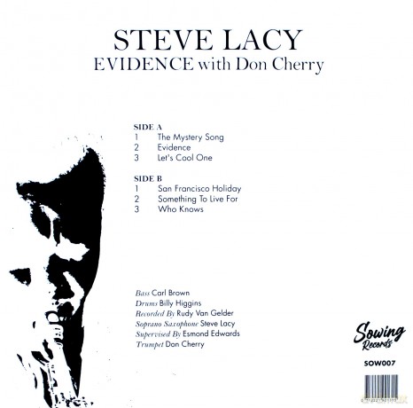Steve Lacy With Don Cherry: Evidence [Winyl]
