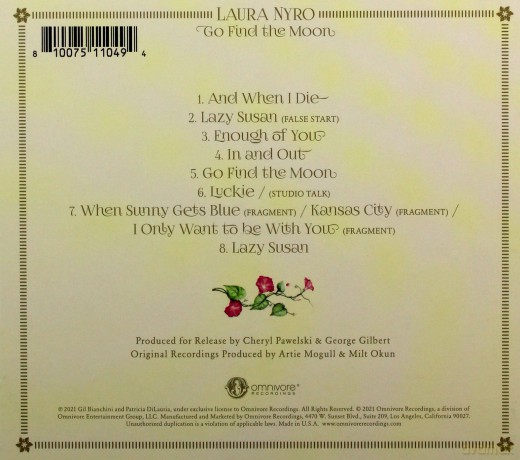 Laura Nyro: Go Find The Moon The Audition (digipack) [CD]