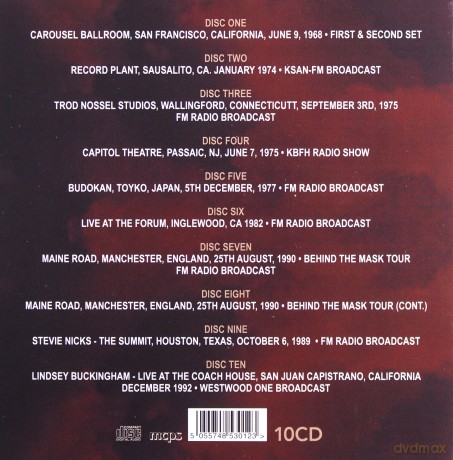 Fleetwood Mac: Go Your Own Way Live [10CD]