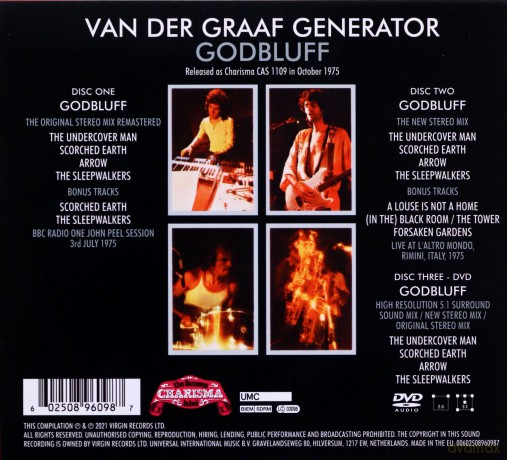 Van Der Graaf Generator: Godbluff [3CD]
