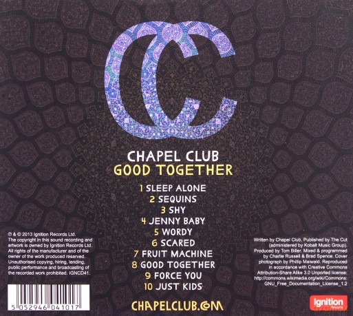 Chapel Club: Good Together [CD]