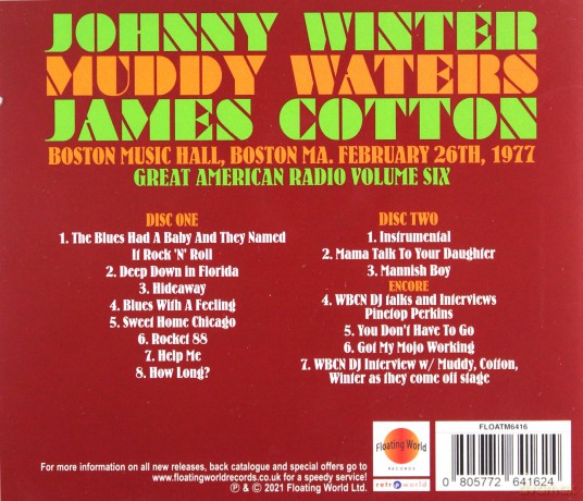 Johnny Winter And Friends: Great American Radio Volume 6 [2CD]