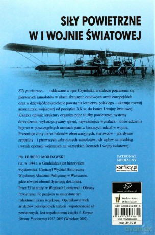 Siły Powietrzne W I Wojnie Światowej (twarda) - Hubert Mordawski [KSIĄŻKA]