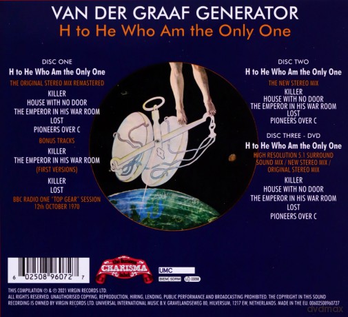 Van Der Graaf Generator: He To He Who Am The Only One [3CD]