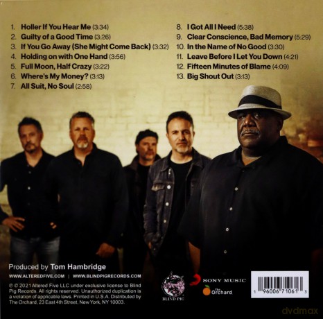 Altered Five Blues Band: Holler If You Hear Me  [CD]