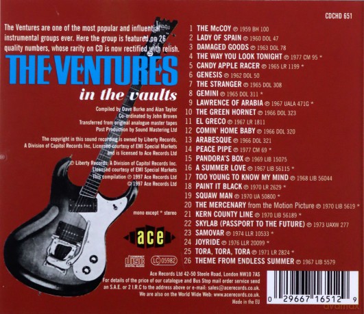 Ventures: In The Vaults [CD]