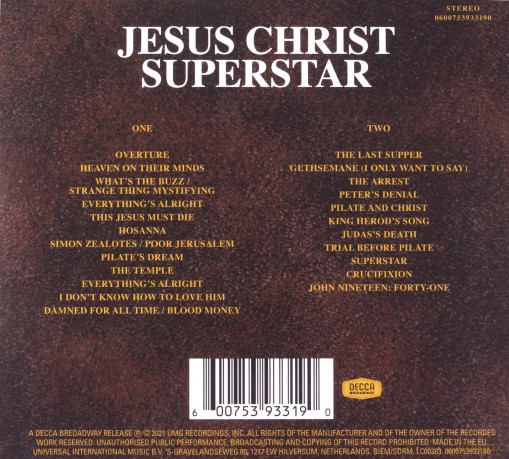 Andrew Lloyd Webber: Jesus Christ Superstar (50th Anniversary Edition) [2CD]