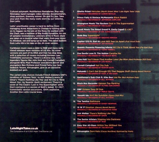 Don Letts: Late Night Tales Presents [CD]