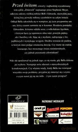 Przed Świtem - Stephenie Meyer [KSIĄŻKA]
