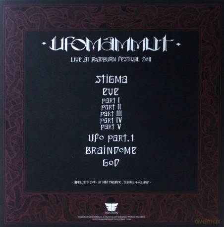 Ufomammut: Live At Roadburn 2011 [CD]
