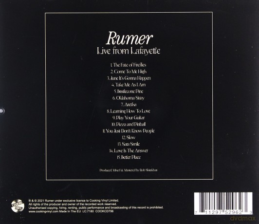 Rumer: Live From Lafayette [CD]