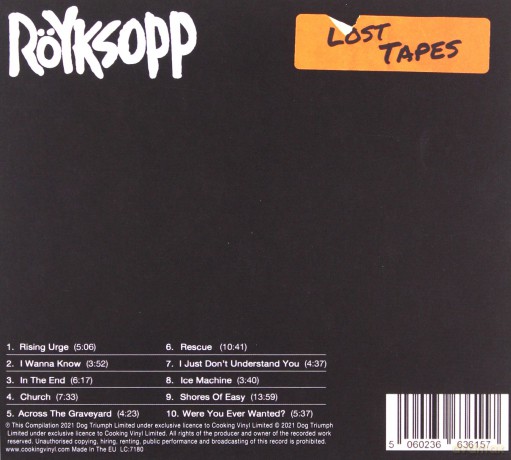 Royksopp: Lost Tapes (digipack) [CD]