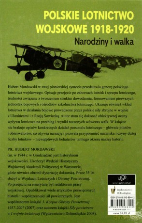 Polskie Lotnictwo Wojskowe 1918-1920 (twarda) - Hubert Mordawski [KSIĄŻKA]