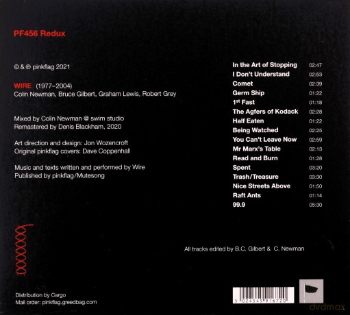 Wire: Pf456 Redux [CD]