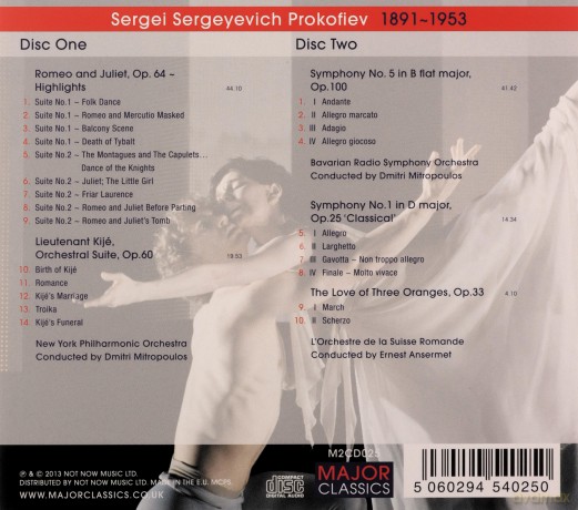 Prokofiev: Romeo And Juliet Suites [2CD]