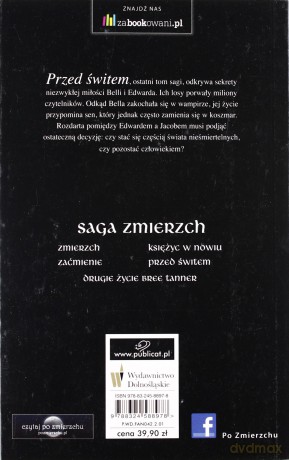 Przed Świtem Wyd.II (broszurowa) - Stephenie Meyer [KSIĄŻKA]