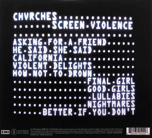 Chvrches: Screen Violence [CD]