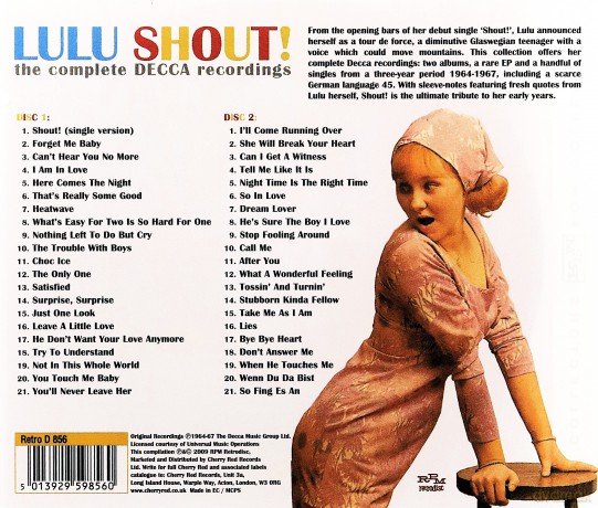 Lulu: Shout - Complete Decca [2CD]
