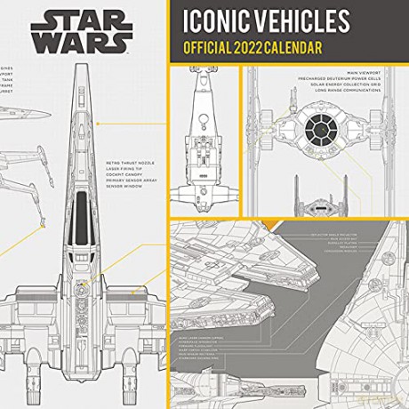 Star Wars: Star Wars (Vehicles) 2022 Official Calendar [KALENDARZ]