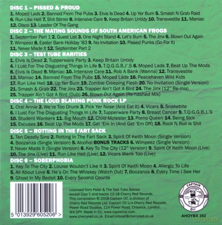 Peter And The Test Tube Babies: The Albums 1982-87 [6CD]