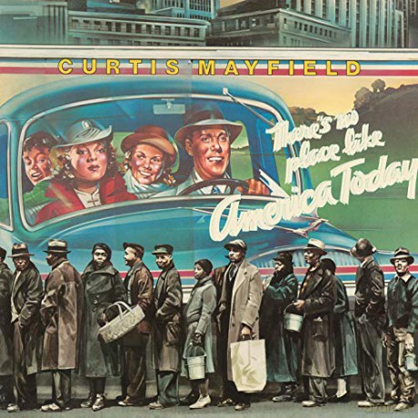 Curtis Mayfield: Theres No Place Like America (Blue) [Winyl]