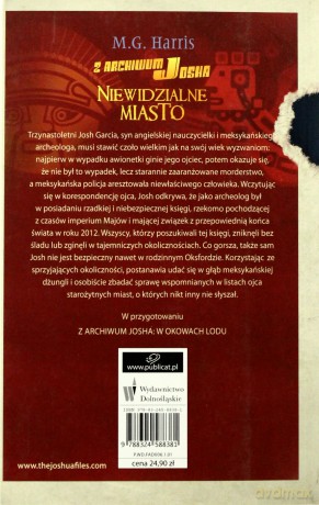 Niewidzialne Miasto (broszurowa) - M.G.Harris [KSIĄŻKA]