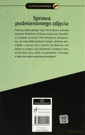 Sprawa Podmienionego Zdjęcia - Erle Stanley Cardner [KSIĄŻKA]