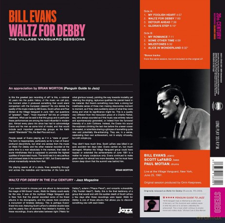 Bill Evans: Waltz For Debby - The Village Vanguard Sessions (+2 Bonus Tracks) (Solid Red) [Winyl]