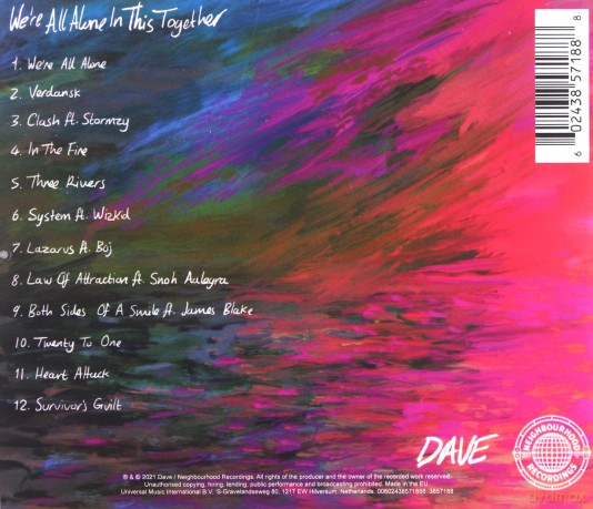 Dave: Were All Alone In This Together [CD]