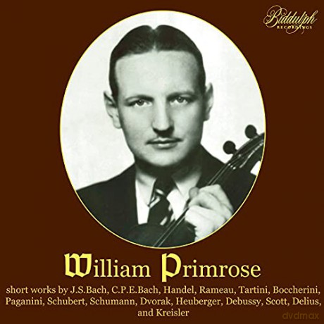 William Primrose Plays: William Primrose Plays Baroque Sonatas And Encore Pieces [CD]