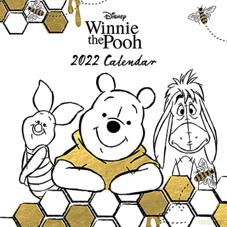 Winnie The Pooh: Winnie The Pooh 2022 Official Calendar [KALENDARZ]