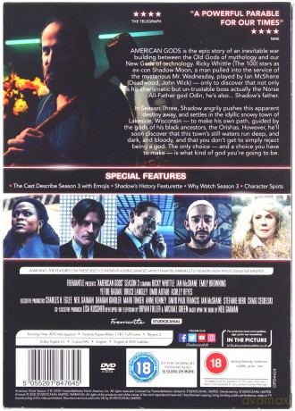 American Gods Season 3 (Amerykańscy bogowie) [4DVD]