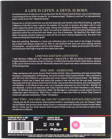 Dementer + Jug Face (Limited) [2xBlu-Ray]
