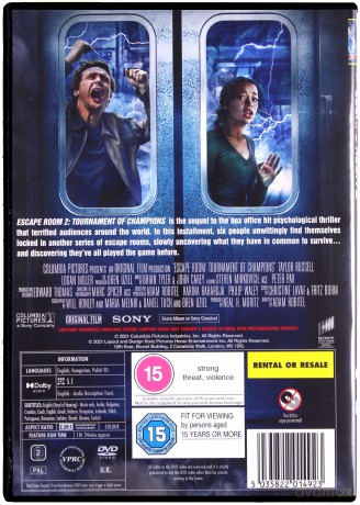 Escape Room: Najlepsi z najlepszych [DVD]