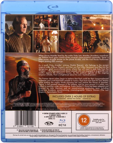 Frank Herbert's Dune (3 Disc Special) (+Over 2 Hours Of Extras) (Diuna) [3xBlu-Ray]