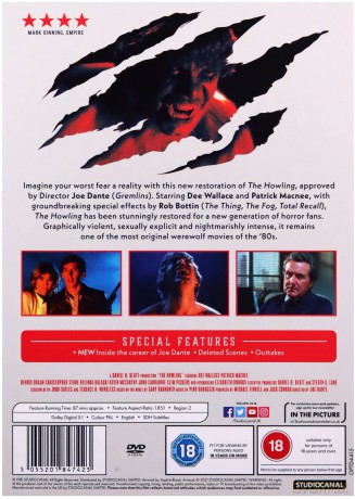 Howling (40th Anniversary Restoration) (Skowyt) [DVD]