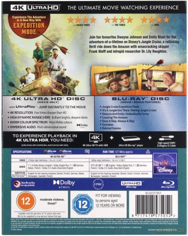 Jungle Cruise (Wyprawa do dżungli) [Blu-Ray 4K]+[Blu-Ray]