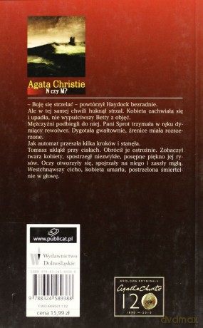 N Czy M Wyd.2010 (broszurowa) - Agata Christie [KSIĄŻKA]