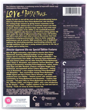 Love & Basketball (2000) (Criterion Collection) (Miłość i koszykówka) [Blu-Ray]