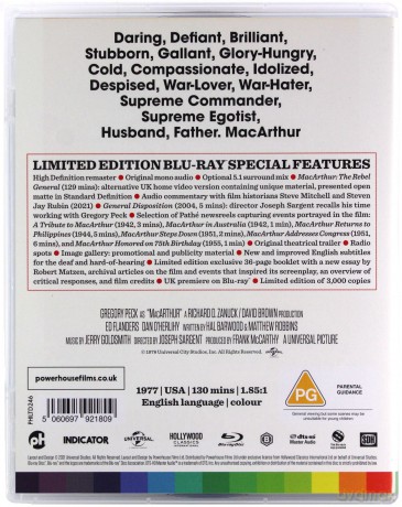 MacArthur (Limited) (Generał MacArthur) [Blu-Ray]