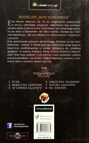 Błękitna Godzina Nieśmiertelni 2 - Alyson Noel [KSIĄŻKA]