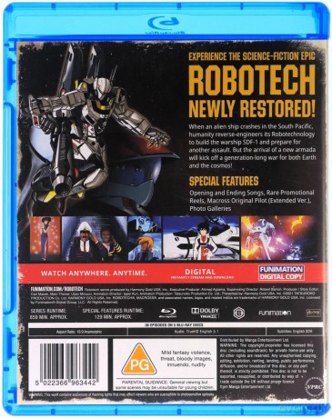 RoboTech - Part 1 (The Macross Saga) [5xBlu-Ray]