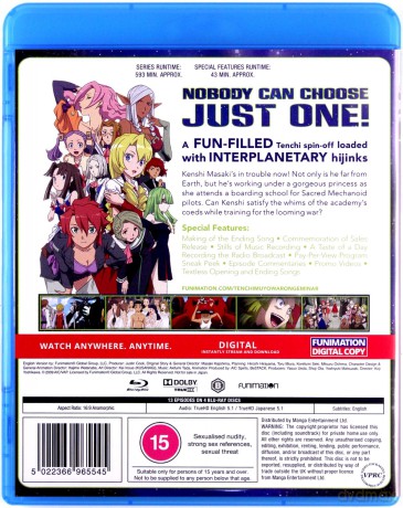 Tenchi Muyo! War on Geminar The Complete Season [4xBlu-Ray]