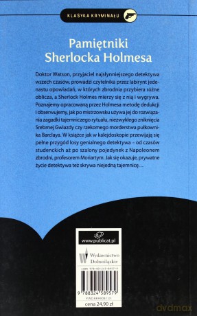 Pamiętniki Sherlocka Holmesa - Arthur Conan Doyle [KSIĄŻKA]