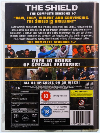 The Shield: Complete Collection Season 1-7 [27DVD]