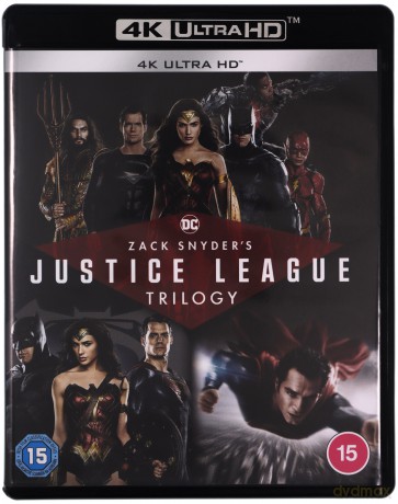 Zack Snyder's Justice League Trilogy: Człowiek ze stali / Batman v Superman / Liga Sprawiedliwości Zacka Snydera [4xBlu-Ray 4K]