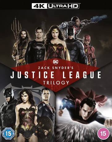 Zack Snyder's Justice League Trilogy: Człowiek ze stali / Batman v Superman / Liga Sprawiedliwości Zacka Snydera [4xBlu-Ray 4K]